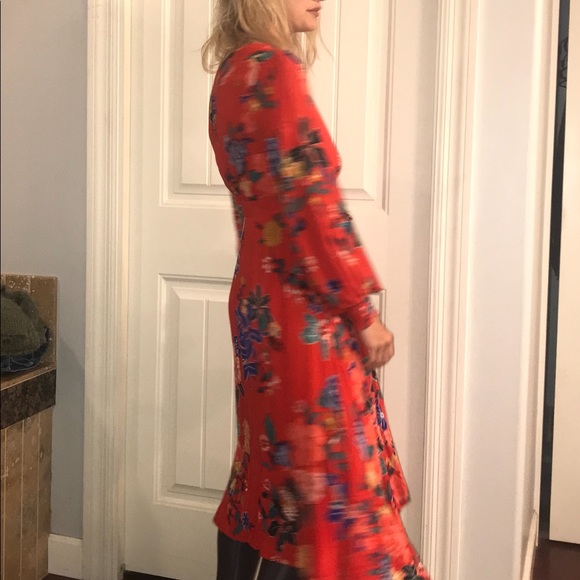 Anthropologie Boswell wrap dress size 0 - Picture 2 of 5